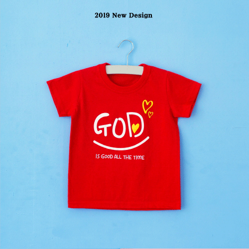 지오디 레드-어린이날선물 어린이집단체선물 여름성경학교티셔츠 교회단체티