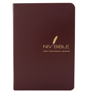 NIV BIBLE (소단본/색인/무지퍼/스키바텍스/버건디)     