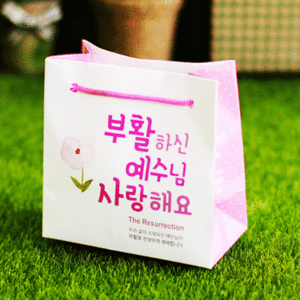 19부활 쇼핑백-901(핑크) 10개